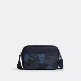 Borsa a tracolla Graham con stampa mimetica esclusiva