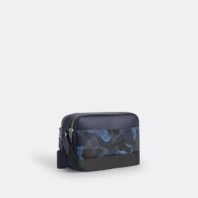 Borsa a tracolla Graham con stampa mimetica esclusiva