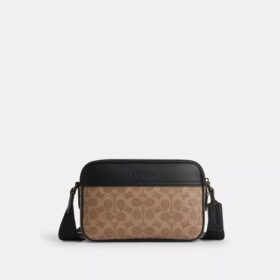 Borsa a tracolla Graham in Signature Canvas