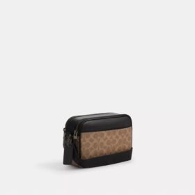 Borsa a tracolla Graham in Signature Canvas
