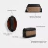 Borsa a tracolla Graham in Signature Canvas