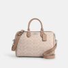 Borsa a tracolla grande Rowan in Signature Canvas