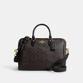 Borsa a tracolla grande Rowan in Signature Canvas