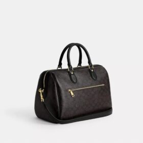 Borsa a tracolla grande Rowan in Signature Canvas