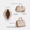 Borsa a tracolla grande Rowan in Signature Canvas