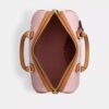 Borsa a tracolla grande Rowan in Signature Canvas con ciondoli
