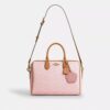 Borsa a tracolla grande Rowan in Signature Canvas con ciondoli