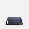 Borsa a tracolla Jack con patta piccola in Signature Canvas