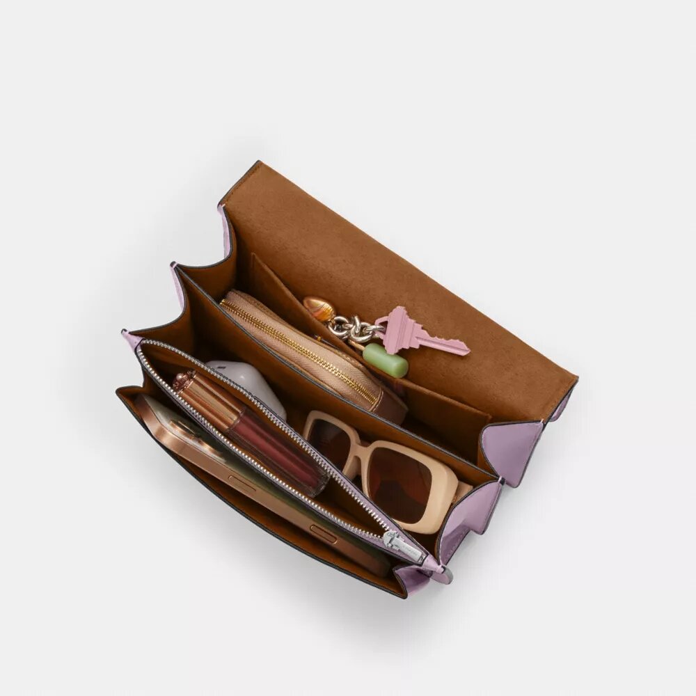 Borsa a tracolla Klare in pelle firmata
