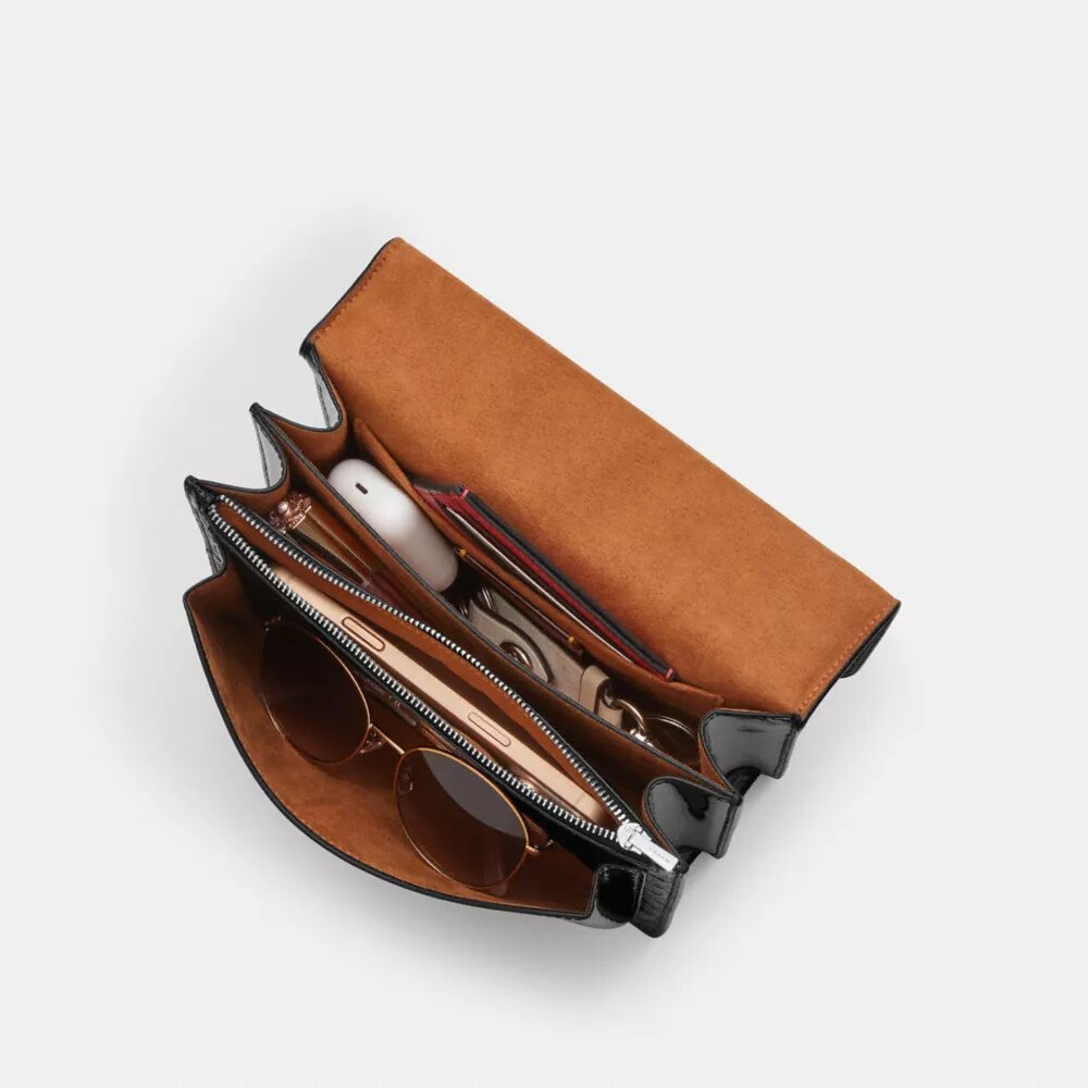 Borsa a tracolla Klare in pelle firmata