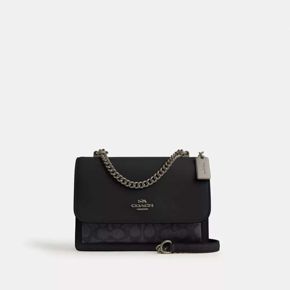 Borsa a tracolla Klare in Signature Canvas