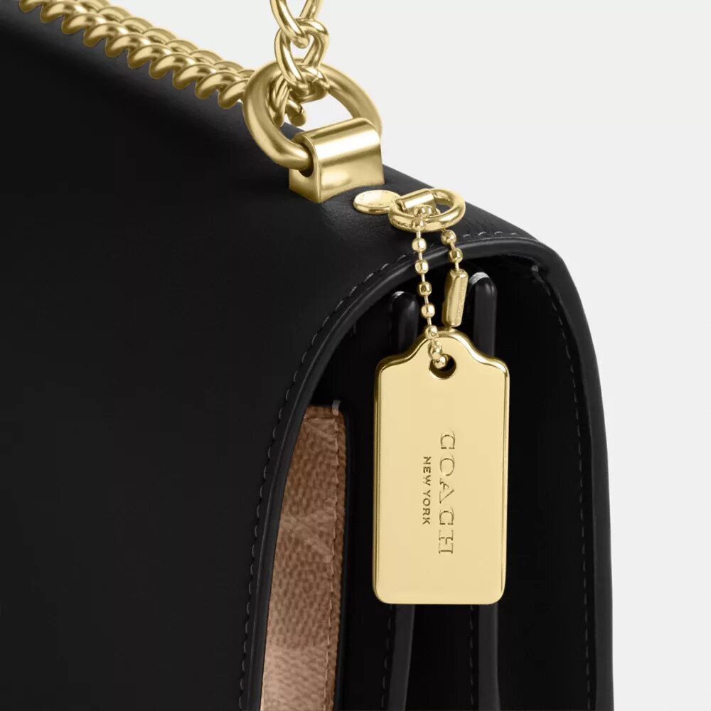 Borsa a tracolla Klare in Signature Canvas