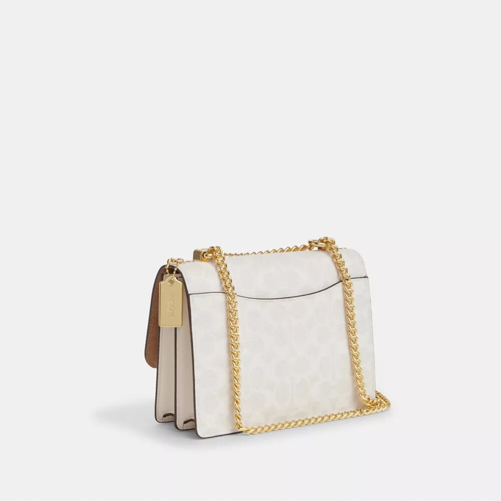 Borsa a tracolla Klare in Signature Canvas