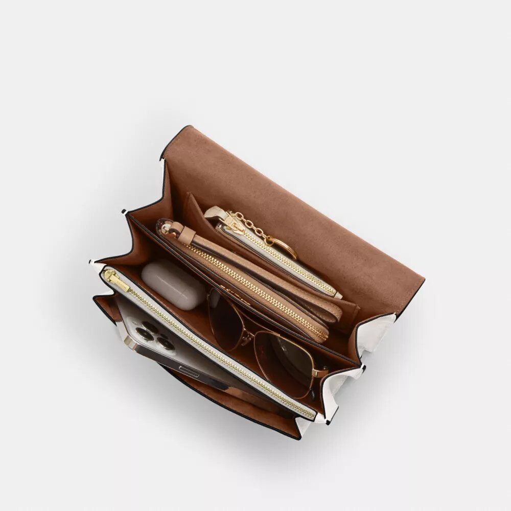 Borsa a tracolla Klare in Signature Canvas