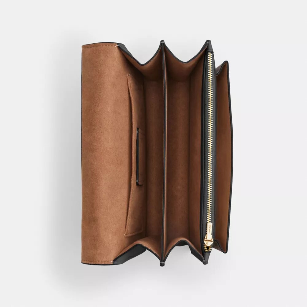 Borsa a tracolla Klare in Signature Canvas
