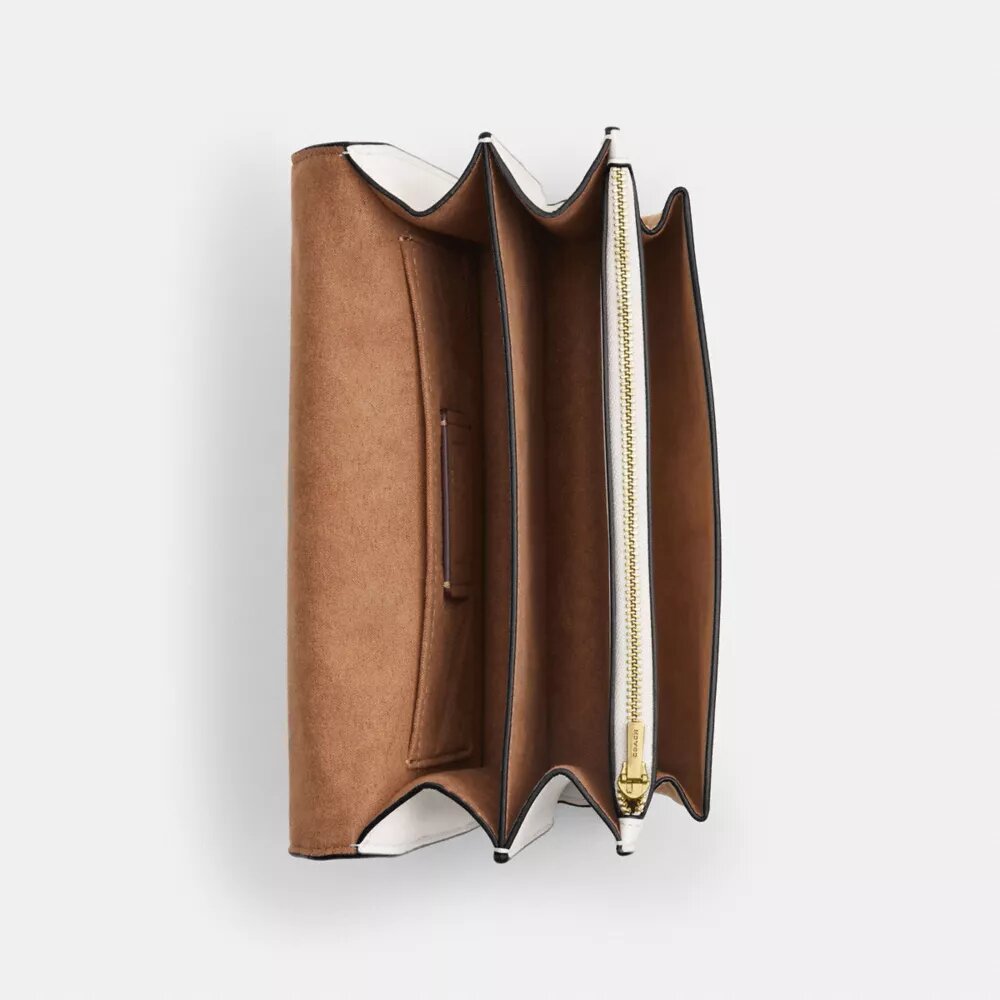 Borsa a tracolla Klare in Signature Canvas