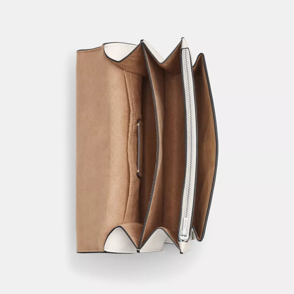 Borsa a tracolla Klare in Signature Canvas