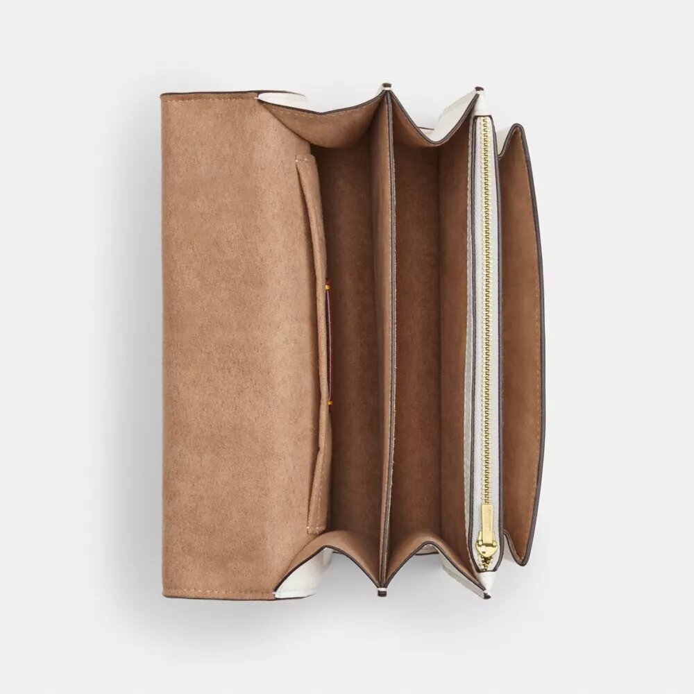 Borsa a tracolla Klare in Signature Canvas