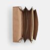 Borsa a tracolla Klare in Signature Canvas a blocchi