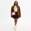 Borsa a tracolla Klare in Signature Canvas con ciondoli