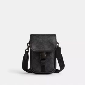 Borsa a tracolla League per telefono in Signature Canvas