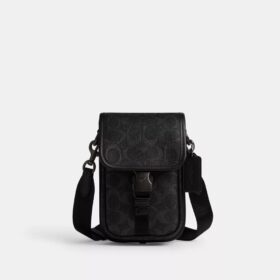 Borsa a tracolla League per telefono in Signature Canvas