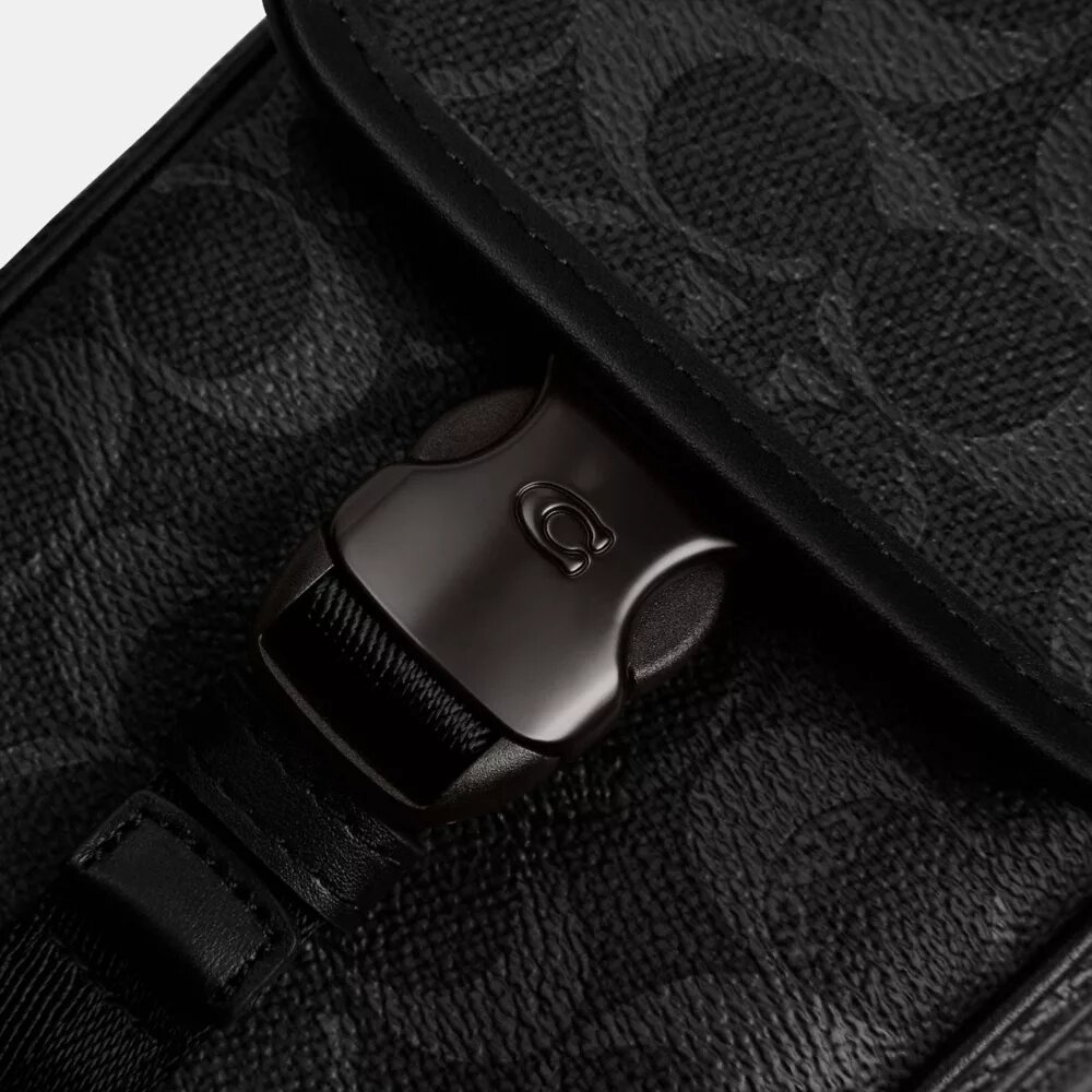 Borsa a tracolla League per telefono in Signature Canvas