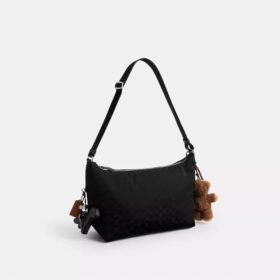 Borsa a tracolla Leo in Nylon esclusivo con ciondoli