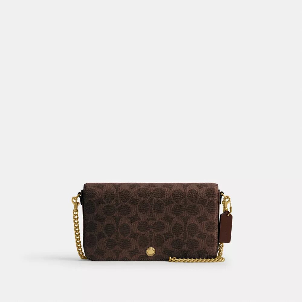 Borsa a tracolla Mila in Signature Canvas
