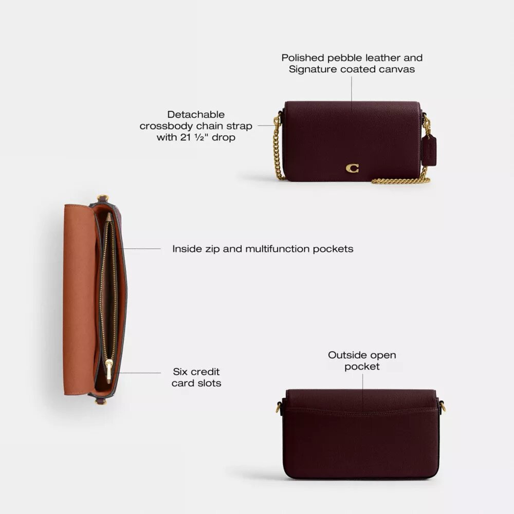 Borsa a tracolla Mila in Signature Canvas