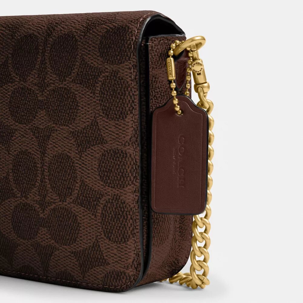 Borsa a tracolla Mila in Signature Canvas