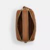 Borsa a tracolla Mini Carey in pelle di vitello con stampa bovina