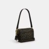 Borsa a tracolla Mini Carey in Signature Canvas