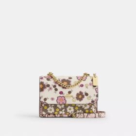 Borsa a tracolla Mini Klare con stampa floreale