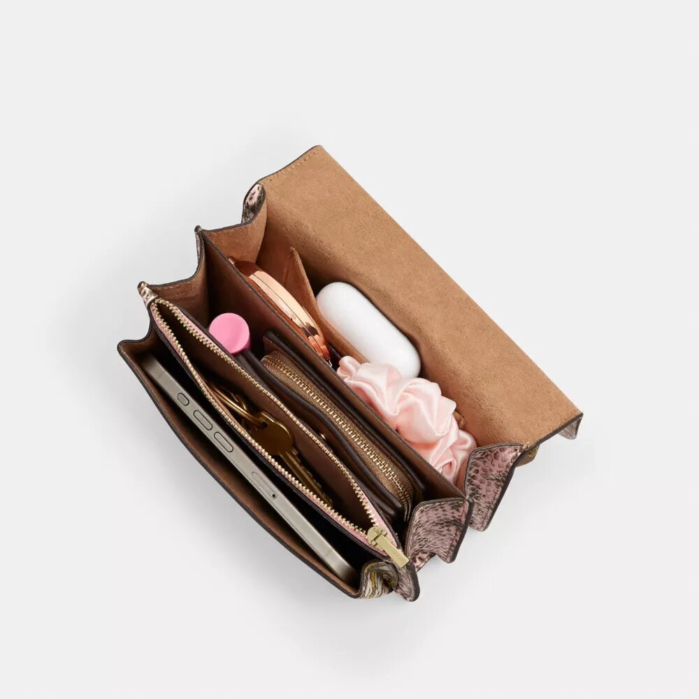 Borsa a tracolla Mini Klare con stampa floreale