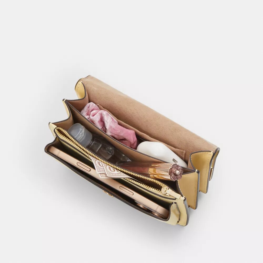 Borsa a tracolla Mini Klare con stampa floreale