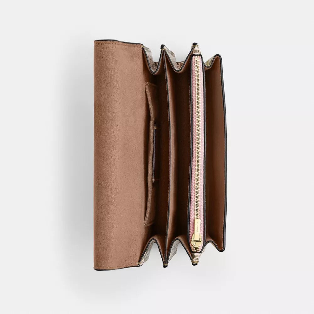 Borsa a tracolla Mini Klare con stampa floreale
