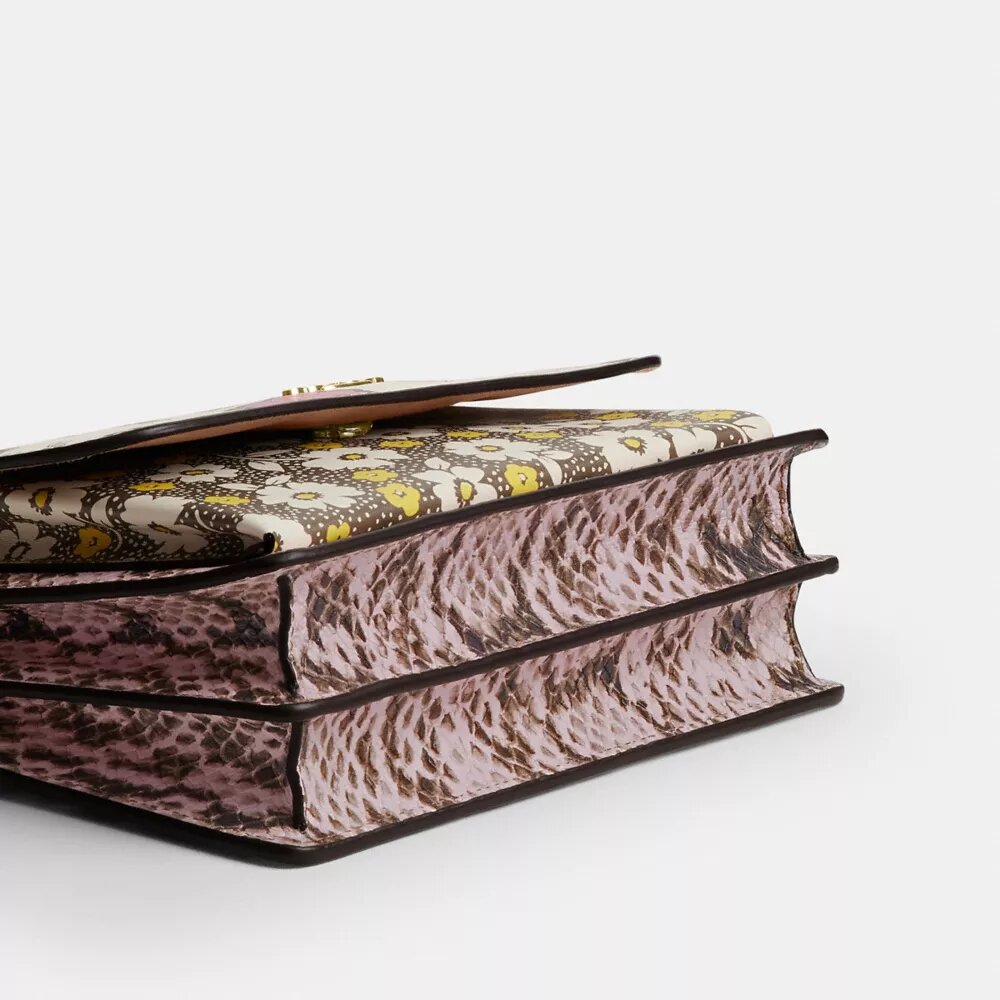 Borsa a tracolla Mini Klare con stampa floreale