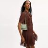 Borsa a tracolla Mini Klare con stampa floreale