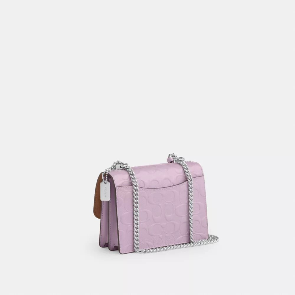 Borsa a tracolla Mini Klare in pelle firmata