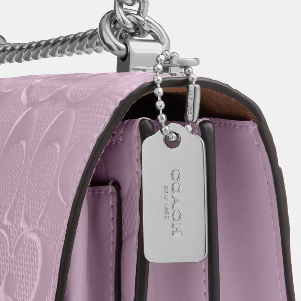 Borsa a tracolla Mini Klare in pelle firmata