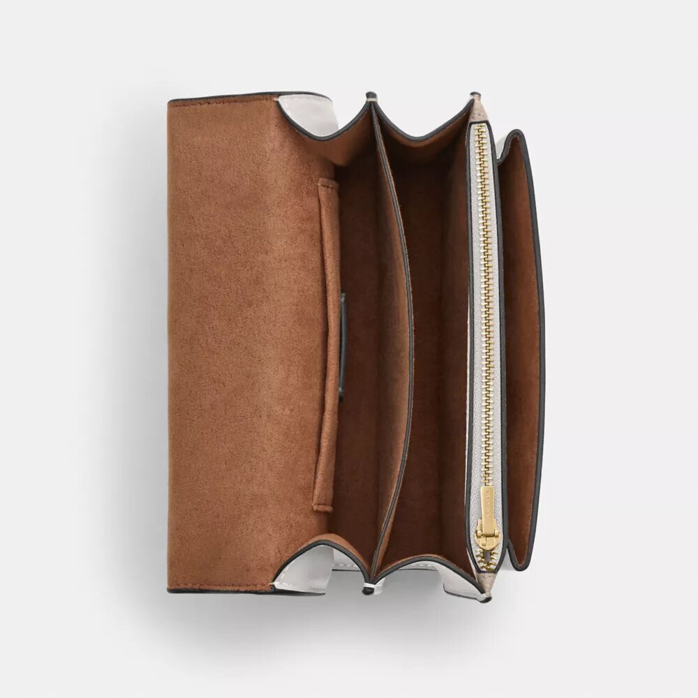 Borsa a tracolla Mini Klare in Signature Canvas