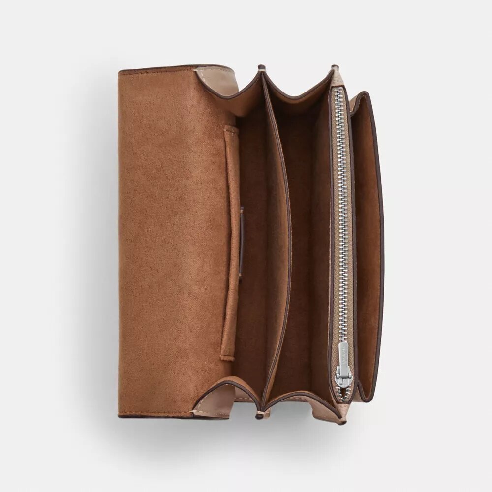 Borsa a tracolla Mini Klare in Signature Canvas
