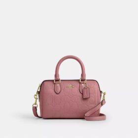 Borsa a tracolla Mini Rowan in pelle firmata