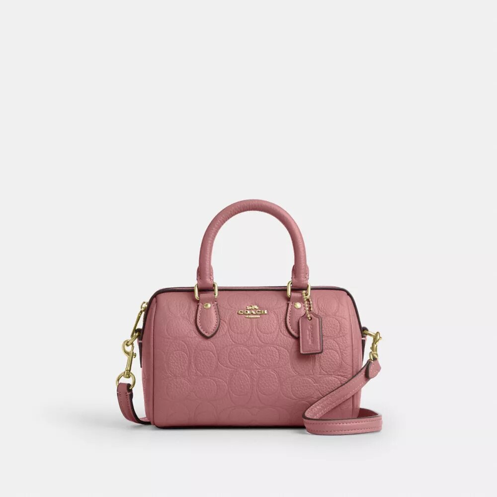 Borsa a tracolla Mini Rowan in pelle firmata