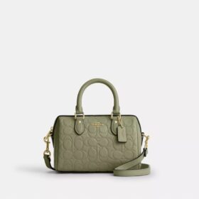 Borsa a tracolla Mini Rowan in pelle firmata