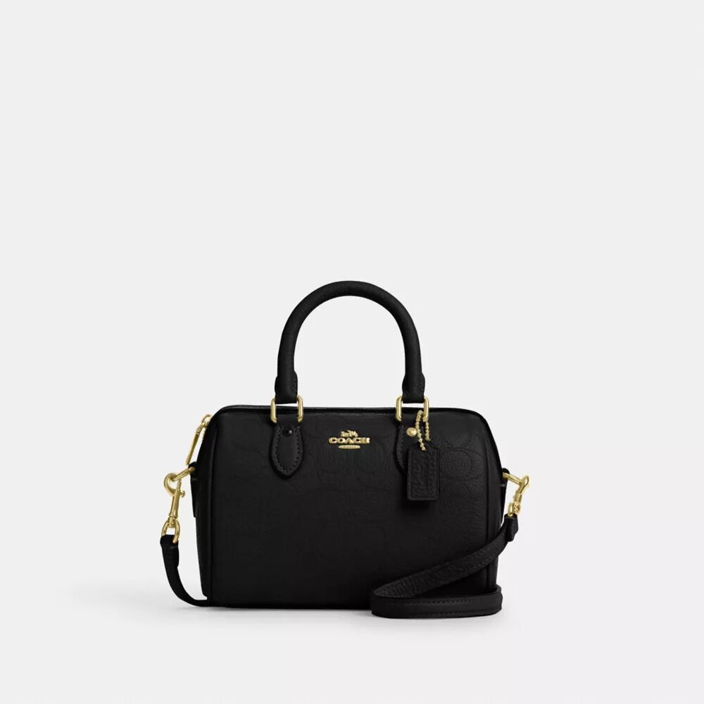 Borsa a tracolla Mini Rowan in pelle firmata