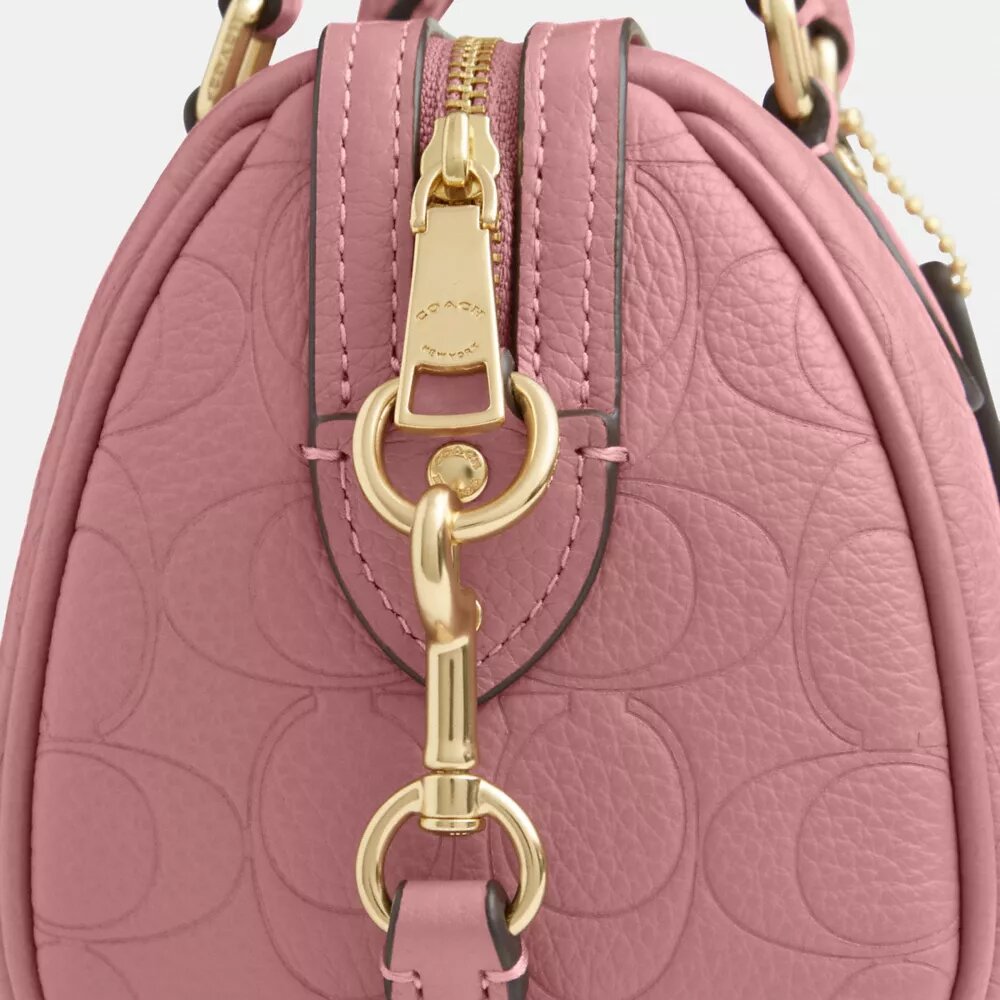 Borsa a tracolla Mini Rowan in pelle firmata