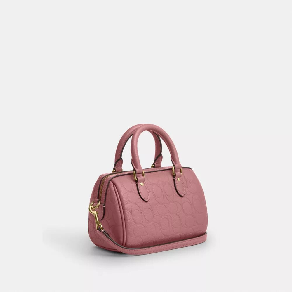 Borsa a tracolla Mini Rowan in pelle firmata
