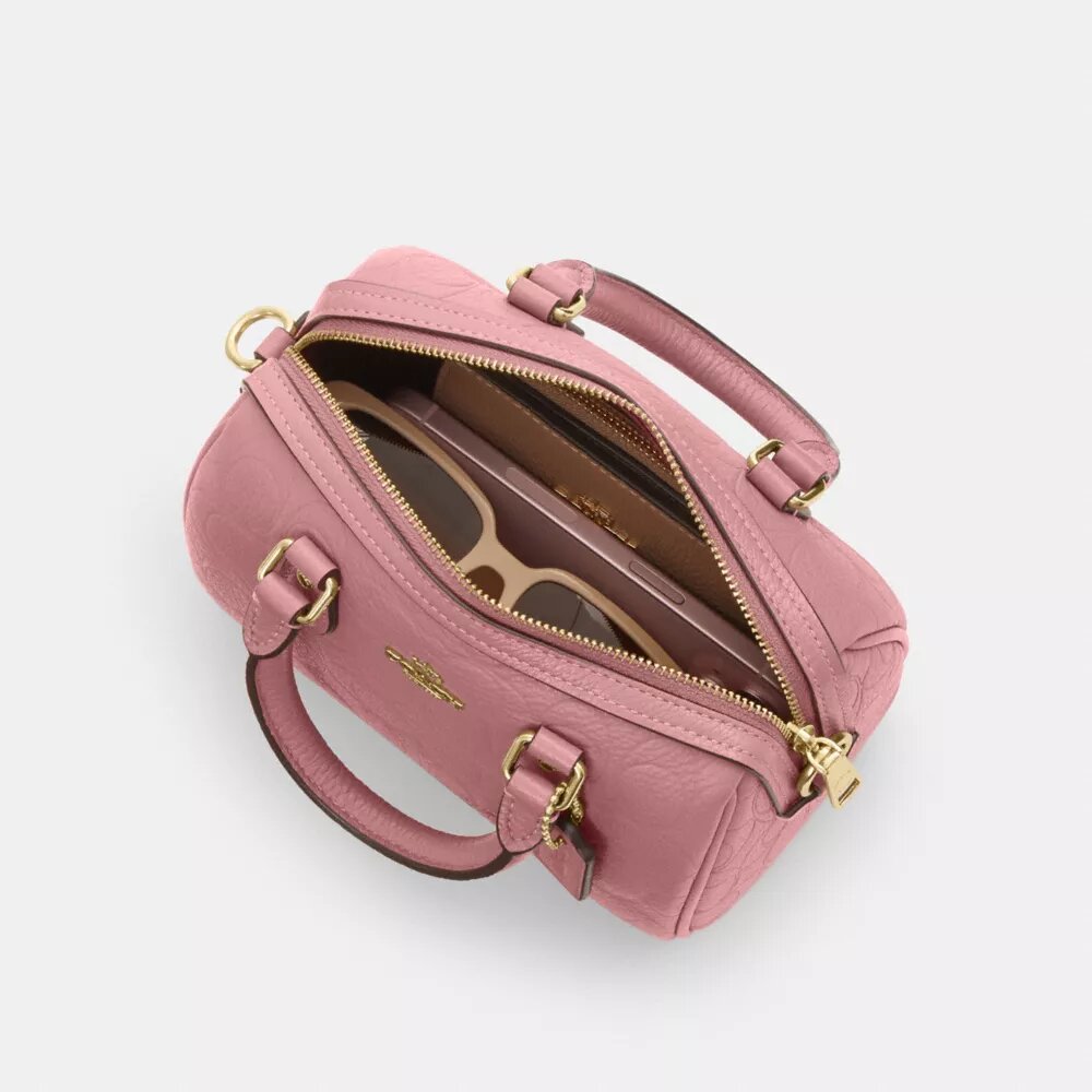 Borsa a tracolla Mini Rowan in pelle firmata